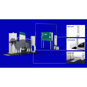 GEA  Pedico Automatisk kløvspyling for R9500 enkelboks